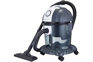 ECO-DE ECODE® Aspiradora Potente de Seco y Humedo con Cable, 1500 W, 15 litros de Capacidad, 7 Accesorios, Filtro HEPA, Función Soplado, Filtro de Agua, sin Bolsa - Aspirador Hogar y Jardin