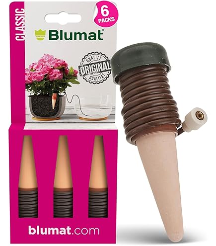 Blumat Classic (Jr.) Estacas automáticas para regar las plantas (paquete de 3) | Estacas para