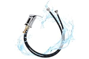 SONEW Rubinetto per Lavabo per Shampoo da Salone, Valvola Miscelatrice in Metallo Tubo per Rubinetto per Ciotola per Shampoo Professionale per Lettino per Shampoo per Parrucchiere