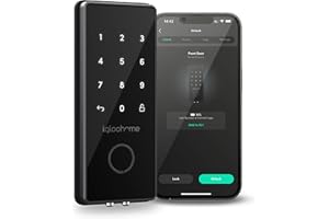 Igloohome IGB3 Smart Deadbolt, Noir