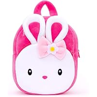 Blue Tree Cute Kids Backpack Toddler Bag Plush Animal Cartoon Mini Travel Bag for Baby Girl Boy 1-6 Years (KONGGI Rabbit…