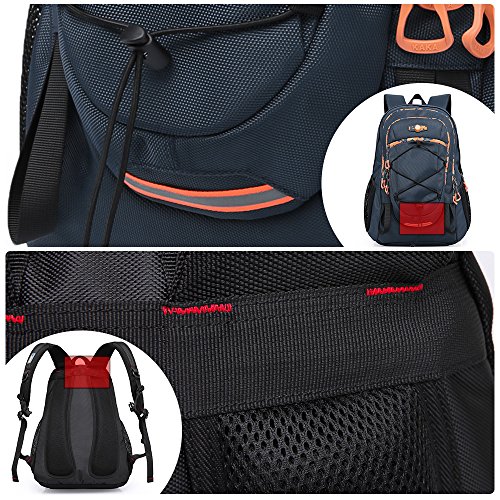 KaKa Rucksack Frauen M  nner Uni Business Outdoor Sport Daypack Studenten Backpack Laptoprucksack 15 6 Zoll Schwarz