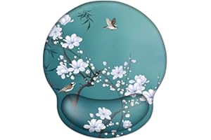 AOKSUNOVA Tapis de souris ergonomique avec motif - Tapis de souris ergonomique avec coussin en gel - Avec repose-poignet