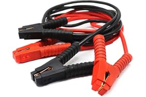 ‎HENGMEI HENGMEI Starthilfekabel Überbrückungskabel 12V/24V Starterkabel mit Überspannungsschutz für Auto, LKW, Motorrad (2x4m)