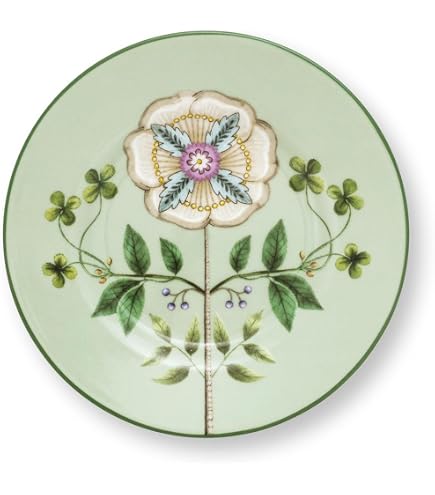 Pip Studio Jolie Petit Four Teller – 12 Cm, Blau Mit Blumen, Für Kleine Leckereien
