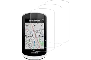BEUKEI Verre Trempé pour Garmin Edge Explore 2,3 Pièces Film écran Protection [3D Incurvé Couverture Complète][Haute Sensibilité] [Sans Bulless] Verre