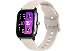 Vancle Pasek do Amazfit GTS 2 Mini / GTS 4 Mini / GTS 4 / GTS 3 / GTS 2 / GTS 2e dla kobiet i mężczyzn, silikonowy, sportowy pasek zapasowy do zegarka Amazfit GTR Mini / GTR 42 mm