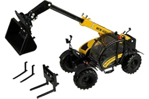 Britains Tomy Véhicule de Collection, Chargeur Téléscopique New Holland TH 7.42, pour Adultes 43263, Véhicule Agricole, Modèle à l'Echelle 1/32, Réplique Adaptée aux Enfants de 3 Ans+