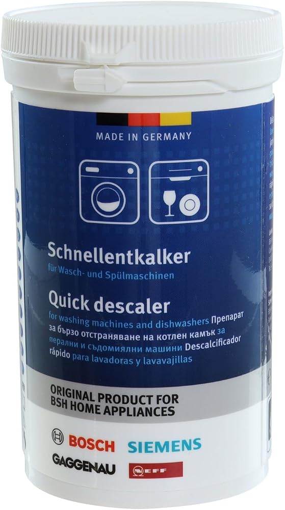 Bosch Neff & Siemens Çamaşır Makinesi ve Bulaşık Makinesi Kireç Önleyici Kireç Çözücü