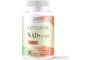 COUTIHOT Liposomal NAD+ 500mg with TMG 250mg, Actual NAD+ Supplement (Not a Precursor), Superior Absorption, Natural Energy Boost for Longevity & Cellular Health (Pack of 1)