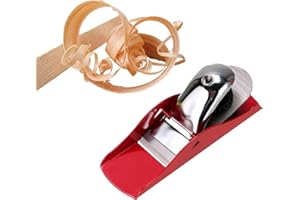 QXCFTW Wood Planer for Doors, Door Planer, Wood Plane, Wood Planer, Hand Planers for Wood, Small Wood Plane, Door Planer for Internal Doors, for Trimming, Wood Planning, Edge Rounding, Wood DIY Crafting