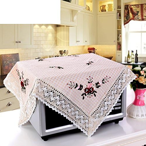 Pastoral simplicity towel/ Ribbon embroidery small table cloth/ cotton cover towel/ hand-embroidered tablecloth-A 105x105cm(41x41inch)