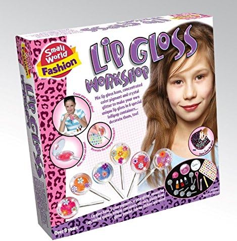 Number 1 Selling Craft World Of Beauty Lip Gloss Workshop - Easy To Apply - Cool Cosmetics Kit Present Gift for Christmas Xmas Stocking Filler Birthday Toys & Games Age 8+ Girls Children Child Kids