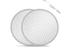 Galenecx 2 delar i rostfritt stål hårfångare dusch | 12 mm runt hål duschavloppsfilter, anti-igensättning duschavloppsskydd