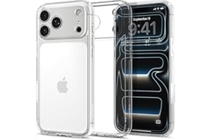 Spigen Coque pour iPhone 17 Pro, Ultra Hybrid, [Anti-jaunissement] - Transparent