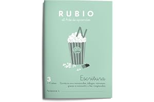 3 Escritura RUBIO | Escritura con minúsculas e iniciación a las mayúsculas | + 6 años