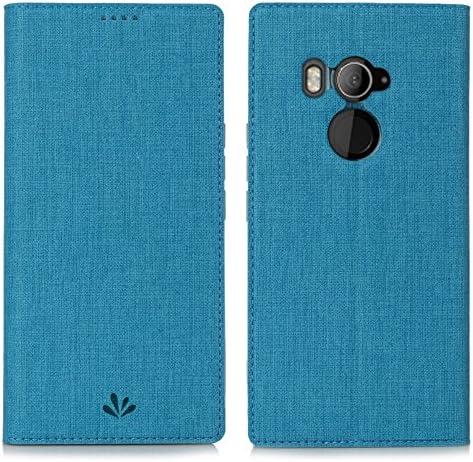 Eastcoo HTC U11 Eyes Case, Flip Case Cover with Adjustable Stand Magnetic Closure Full Range Protection Wallet Leather Holster for HTC U11 Eyes (HTC U11 Eyes, Blue)