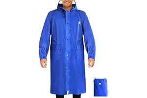 ANYOO Wasserdicht Regenmantel Radfahren Regen Poncho Portable Leichte Regenjacke Mit Kapuze Fahrrad Compact Regen Cape Wiederverwendbare Unisex für Backpacking Camping Outdoors,Einheitsgröße