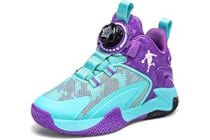 CZHIHANEG Chaussures de Basket-Ball pour Enfants, Garçons et Filles - Chaussures de Sport et de Course Athlétique