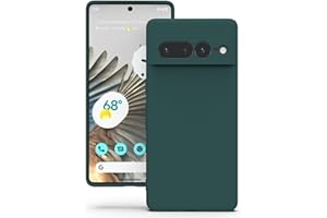 YATWIN für Google Pixel 7 Pro Hülle, Premium Silikon Handyhülle mit Kameraschutz, Seidig-Weicher Berühren Ultra Dünne Stoßfeste Kratzfeste Schutzhülle, Grün