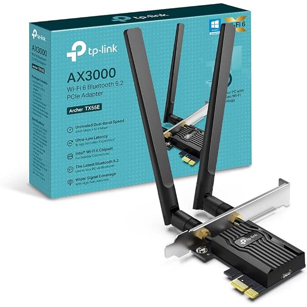 Socobeta Scheda Di Rete Wireless USB 1200M Dual Band (2.4/5.8GHz) - Adattatore WiFi Con Doppia Antenna Per Desktop, Laptop, TV - 4