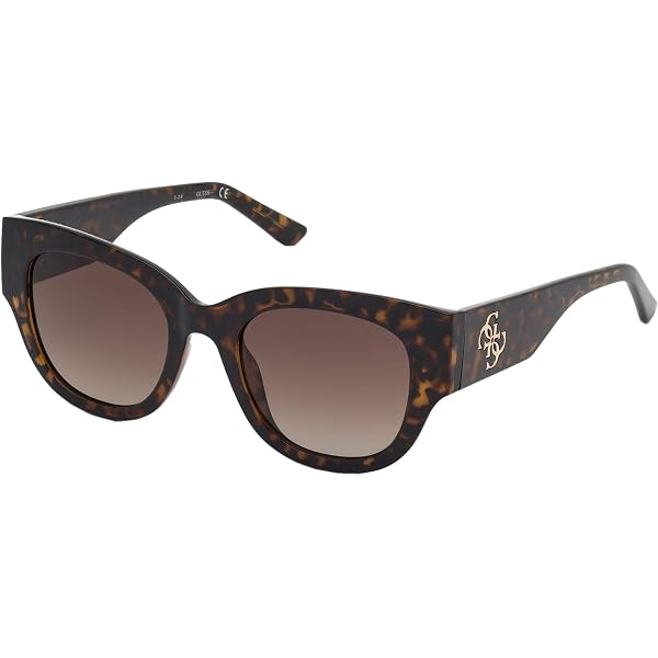 GUESS Damen-Sonnenbrille GF0300 – Kunststoffrahmen, Verlaufsgläser, 100% UV-Schutz