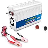 Jouis İnverter 12V 220V &Ccedil;evirici, Ara&ccedil; İ&ccedil;i G&uuml;&ccedil; D&ouml;n&uuml;şt&uuml;r&uuml;c&uuml; Oto Adapt&ouml;r, Solar Ak&uuml; Bağlantılı &Ccedil;ift Voltaj Korumalı Al&uuml;minyum K