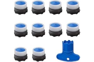 AstraGlam 10erpack Perlatoren Für Wasserhähne,Wasserhahn Aufsatz Perlator Wasserhahn Sieb Wasserhahn Filter Strahlregler Perlator Passend Für Die Meisten Wasserhähne (M16.5)