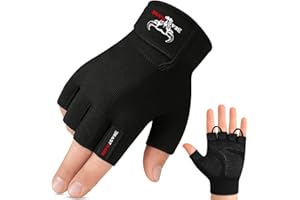 BEAST RAGE Gants de Fitness Musculation Homme et Femme Exercice Entraînements Gants Sport Gym Cyclisme Gymnastique Halterophilie Soutien Cyclisme Antidérapants Rembourrés