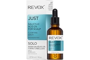 ‎REVOX B77 REVOX B77 - Just Salicylic Acid 2% for Scalp, 30 ml, Serum mit Salicylsäure, peelt, reinigt, kontrolliert Talg, spendet Feuchtigkeit, beruhigt Kopfhaut, fördert gesundes Haarwachstum