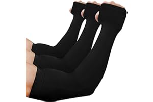 beister 3/6 Pairs UV Cooling Arm Sleeves Sun Protection Unisex for Sports, Cycling, Golf, Running