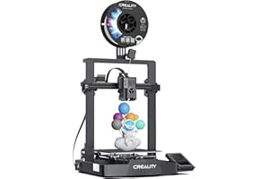 Creality Ender 3 V3 KE - Stampante 3D, 500 mm/s, velocità di stampa massima di 500 mm/s, estrusore Sprite Direct migliorato, livellamento automatico, CR Touch, guida lineare asse X, dimensioni di