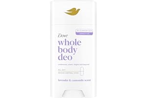 Deodorante Dove Stick Whole Body Deo 75ml, Deodorante per Tutto il Corpo, Profumo di Lavanda e Camomilla, Protezione dagli Odori fino a 24 ore, Dermatologicamente testato, Ginecologicamente testato