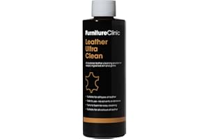 Furniture Clinic Pulizia Ultra per la Pelle - Detergente Multiuso per Pelli - Detergente per la Pelle del Divano - Detergente per Interni Auto - Pulisce a Fondo Tutti i Tipi e Colori di Pelle - 250ml