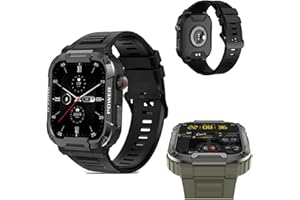 TENCIPEDA Gard Pro Ultra Smart Watch, 1.85" HD Gard Pro Ultra Mens Watch, Ip68 Waterproof, Outdoor Sports Watches Fitness Tracker with HR Monitor, Guard Pro Ultra Smart Watch for Iphone-Android (Black)