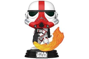 Funko Pop! Star Wars: The Mandalorian - Red Stripe - Incinerator Stormtrooper - Figura in Vinile da Collezione - Idea Regalo - Merchandising Ufficiale - Giocattoli per Bambini e Adulti - TV Fans