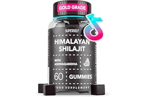 SUPERSELF Himalayan Shilajit Gummies – Grade Gold Gummies for Men & Women with Ashwagandha & Turmeric - 2500mg High Strength Supplement for Energy & Focus - Pure Authentic Shilajit with Fulvic Acid - Pineapple