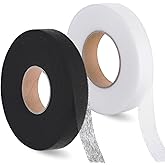 Seam Tape for Iron-on, 128 m Curtain Tape, Ironing Tape, Textile Tape, Machine Washable, Seam Tape, Lead Tape, for Splicing F
