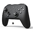Switch Pro Controller Compatible for Switch/Lite/OLED, FIEHDUW Wireless Switch Controller for Ultimate Control with Programmable Button, TURBO, Wake-up Function, 6-Axis Gyro, Adjustable Vibration