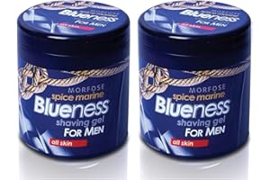 Morfose Blueness Lot de 2 flacons de Gel de Rasage Senteur Marine 500 ML