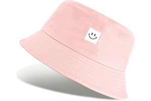 Tuopuda Cappello Pescatore Uomo Donna, Pieghevole Cappello da Pesca in Cotone Cappelli da Spiaggia Protezione del Sole Bucket Hat per Escursionismo Campeggio Viaggio Pesca 56-58cm