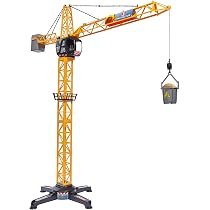 Gru Cingolata Radiocomandata Gigante Per Bambini - Scala 1:12, Luci E Suoni, Telecomando 2.4 GHz