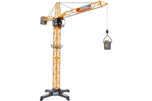 Dickie Toys - Giant Crane Gru Filoguidata, 203462411, 3 Anni, 100 Cm, Telecomandata, A Batteria