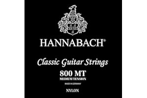 Hannabach Cuerdas Para Guitarra Clasica Serie 800 Medium Tension Cuerda Suelta D4/Re4