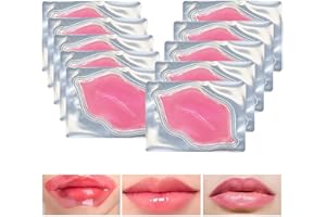 SexxLady Lip Mask,10 Pezzi Maschera Volumizzante Labbra,Lip Plumper,Maschera per Labbra,Collagene Maschera per Labbra,Idratante Maschera per Labbra,Esfolianti,Adatte per Labbra Secche e Screpolate