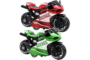 LGWJHCY 2 Pezzi Giocattolo Moto Alta Simulazione - Modello Perfetto per Bambini Sopra i 3 Anni Con Diverse Funzioni