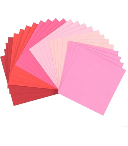 Vaessen Creative Florence Cardstock 2928-019A4 - Papel Para Manualidades, 216 G/m², DIN A4, 10 Unidades, Color Rosa