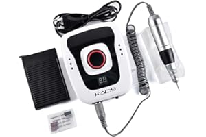 KADS 300-35000 RPM Blanco máquina de pulido de uñas eléctrica profesional torno para uñas Herramienta de manicura de máquina