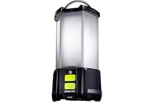 UNI-LITE Unilite RL-5250 Dual Power Industrial 360 Degree LED Lantern Work Site Light | Rechargeable or Mains Powered | 5250lm | 2 to 16 Hours Run Time | IP65