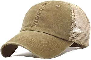 CheChury Regulowana czapka z daszkiem letnia czapka retro moda czapki unisex kucyk czapka sportowa